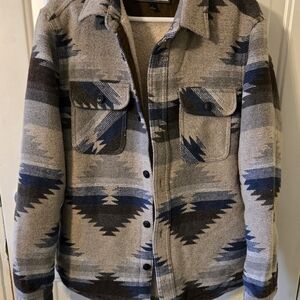 Jachs NY Sherpa Lined Wool Jacket